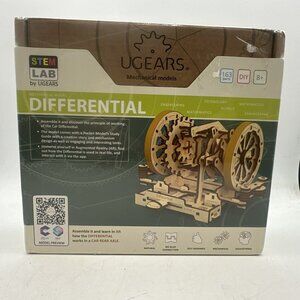 STEM Lab Ugears Differential 3D Wooden Puzzle Mechanical DIY Model NIB